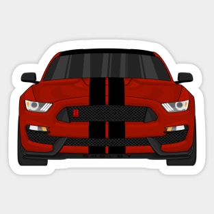 GT350R RAPID RED Sticker